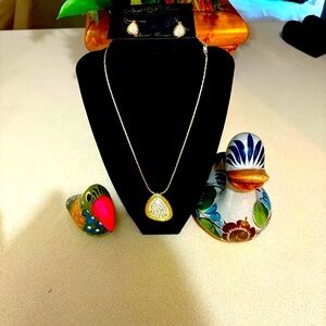 Park Lane Boca necklace and earring set NWT